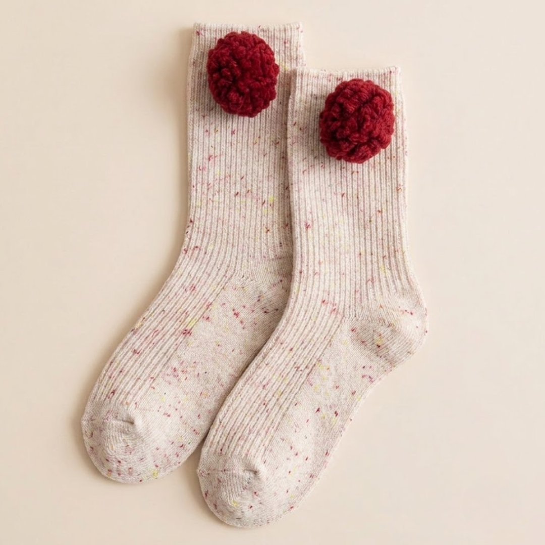 Pom Pom Socks — Cute Socks with Pom Poms