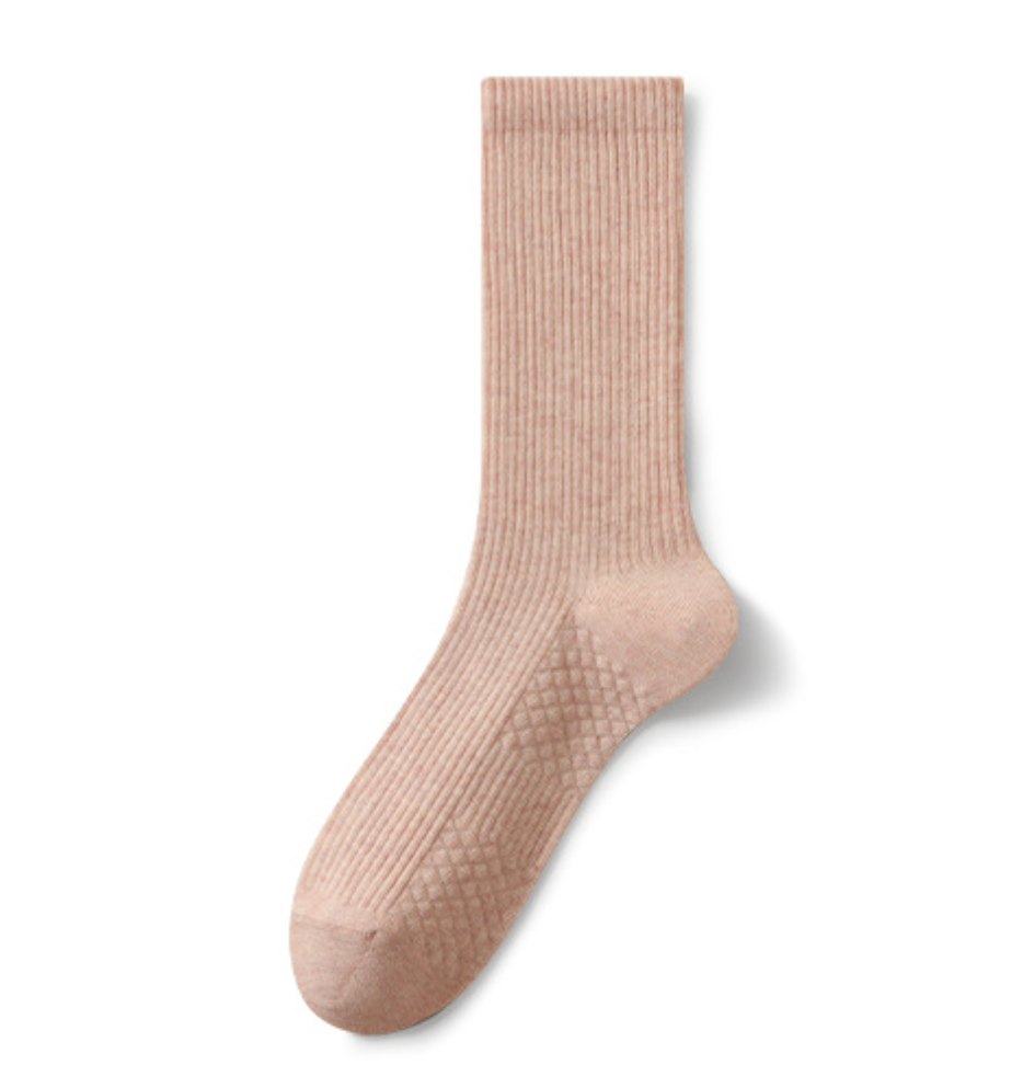 Cotton Calf Socks — Soft Breathable Mid-Calf Socks