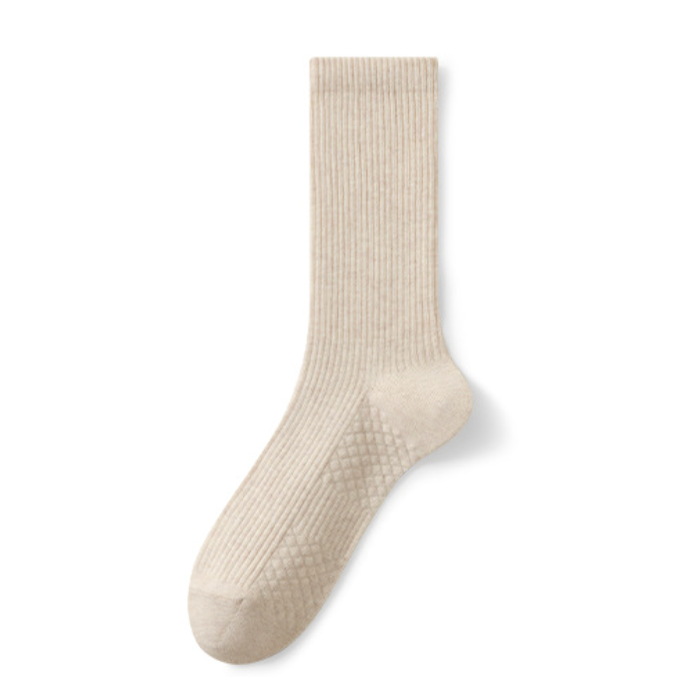 Cotton Calf Socks — Soft Breathable Mid-Calf Socks