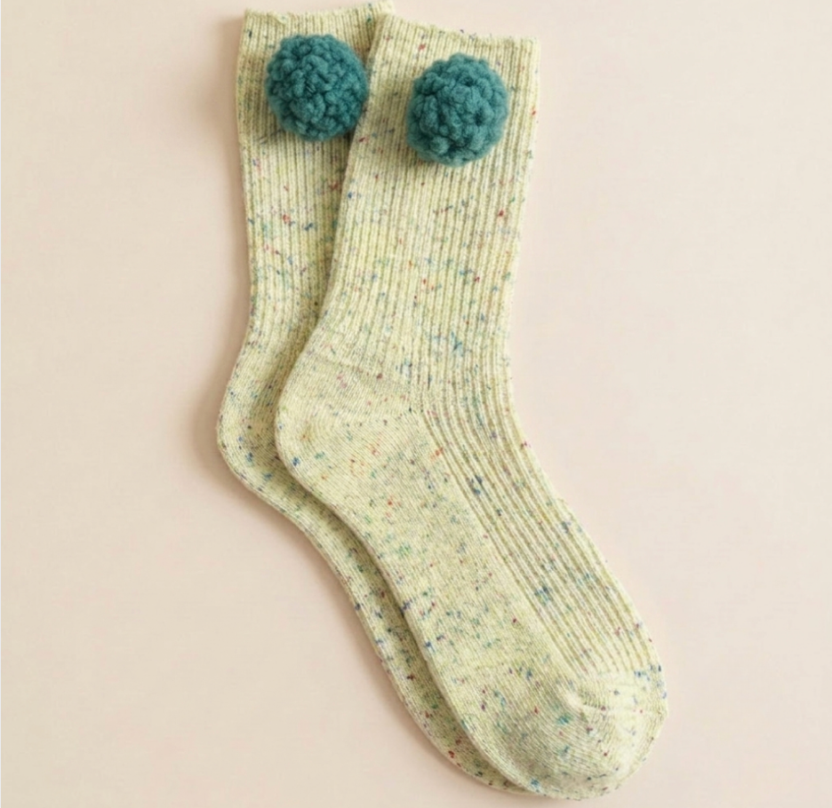 Pom Pom Socks — Cute Socks with Pom Poms